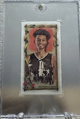 2023 Topps Allen & Ginter - Victor Wembanyama #271 Mini (RC) - Image 1 of 2