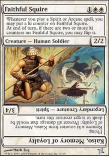 Faithful Squire - Betrayers of Kamigawa #3/165 MTG Magic The Gathering - Image 1 of 1
