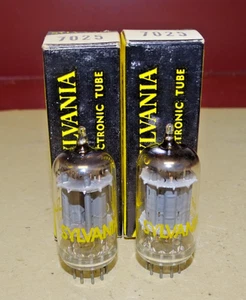 Paar, Sylvania Type 7025 Radio/Audio Röhren, NOS - Bild 1 von 11
