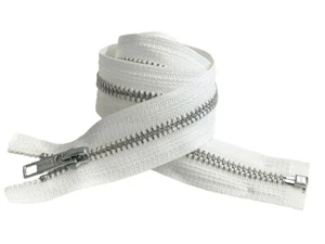 10pcs Metal Zipper Bulk YKK #5 Aluminum Medium Weight Separating 6" - 250"  - Picture 1 of 12