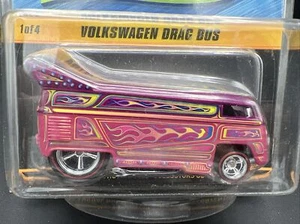 a 2017 Hot Wheels 31st Convention PINK VW VOLKSWAGEN DRAG BUS 01167/02800 free s - Picture 1 of 3