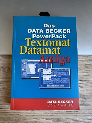 Commodore Amiga Handbuch - "Das Data Becker PowerPack zu Textomat & Datamat"  - Bild 1 von 3