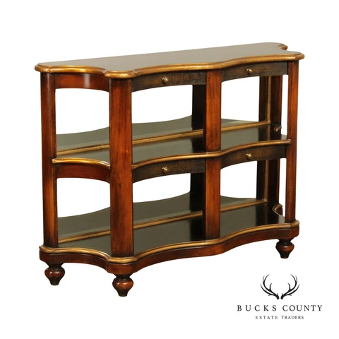 Regency Style Three-Tier Mahogany Console Cover