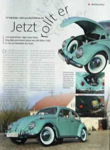 VOLKSWAGEN VW 1200 MAGGIOLINO 1957 in 1-8 di Hachette...un rapporto modello #2404f - Foto 1 di 1