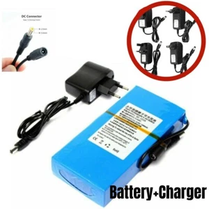 DC-1212A 12000mAh 12V Super Polymer Rechargeable Battery Pack with AC Charger - Picture 1 of 12