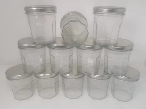 12 französische Marmeladengläser für 320 g von Lucien Georgelin ohne Etikett BA2 - Bild 1 von 6