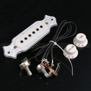 Guitarra Acústica Precableada SoundHole Pastilla Magnética Blanco Carcasa Chelonian - Imagen 1 de 2