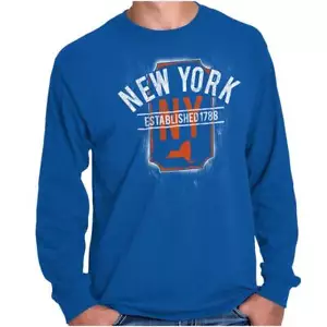 Vintage New York Classic Souvenir NYC Gift Long Sleeve Tshirt for Men or Women - Picture 1 of 9