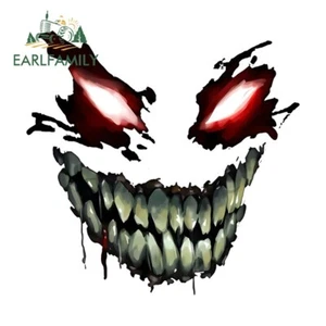 EARLFAMILY 5.1" Evil Smile Car Stickers Tumbler Bumper Funny Decals Laptop Decor - Picture 1 of 4
