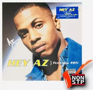 AZ Autogramm signed Vinyl 12" Single "Hey AZ" (ft. SWV) Hip Hop; Nas; The Firm - Bild 1 von 4
