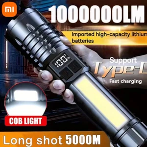 Linterna LED Xiaomi Alta Potencia | Recargable, Súper Brillante, Lámpara de Tiro Largo - Imagen 1 de 8