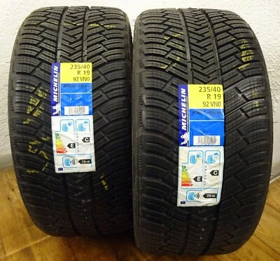 2 x NEU MICHELIN 235/40 R19 92V PILOT ALPIN 4 N0 PA4 Winterreifen "alte DOT" - Bild 1 von 4