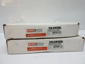 StopTech Sport Rear Slotted 253mm Rotors Ford Focus 8v SPI/16v Zetec/Duratec 2.3 - Picture 1 of 2