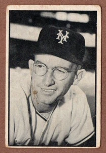 1953 Bowman #3 Bill Rigney  N.Y. Giants  -Poor-   (20% Rebate w 10+ Items) - Picture 1 of 2