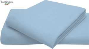 Bettlaken oder Kinderbett 100% Baumwolle Made in Italy verschiedene Farben - Bild 1 von 7