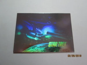 1991 STAR TREK: 25TH - SERIES ONE - HOLOGRAM CARD - H1 STARSHIP ENTERPRISE (TOS) - Picture 1 of 2