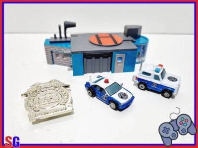 SET 002  LOTTO MICRO MACHINES POLICE COME DA FOTO NO BOX USATO SICURO - Immagine 1 di 3