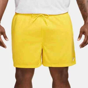Neu mit Etikett Large Nike Club Mesh Flow Herrenshorts gelb Basketball FN3514-718 L $ 55 - Bild 1 von 7