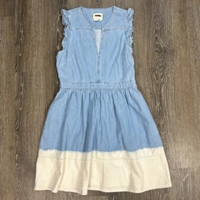 Vestido vaquero teñido en inmersión Kade Spade talla 10 usado en excelente estado Foto 1 de 4