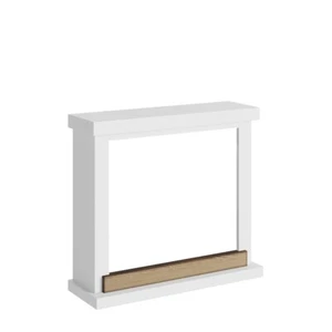 Hagen Fireplace Frame, Pure White - Picture 1 of 1