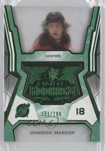 2021-22 SPx Finite Rookies Green /199 Dawson Mercer #F-41 Rookie RC