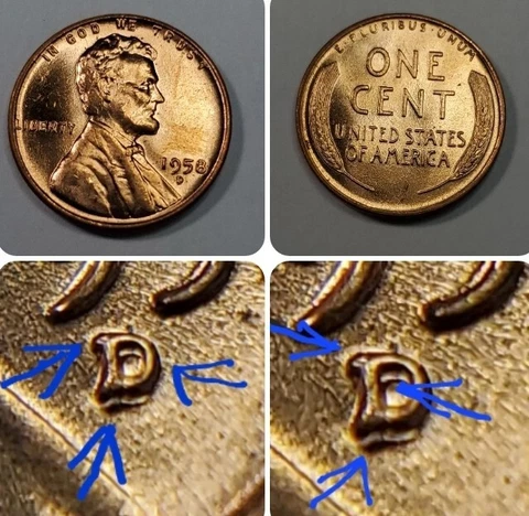1958 D/D/D RPM #1 error WRPM-001  Uncirculated  Lincoln wheat Cent#31 Cover