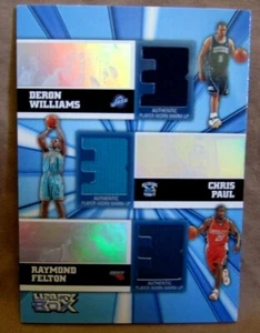 CHRIS PAUL RC 2005-2006 TOPPS LUXURY GU PATCH ROOKIE#107/250!HORNETS RC GOAT - Picture 1 of 4