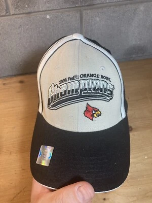 UofL University Of Louisville 2006 Orange Bowl Champions Adjustable Hat Cap - Image 1 of 4