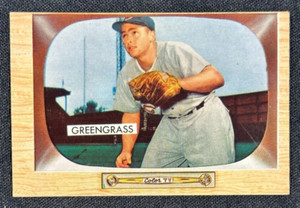 1955 Bowman Color TV Baseball Cards Pitcher Jim Greengrass #49 EXMT-Range (HYR)