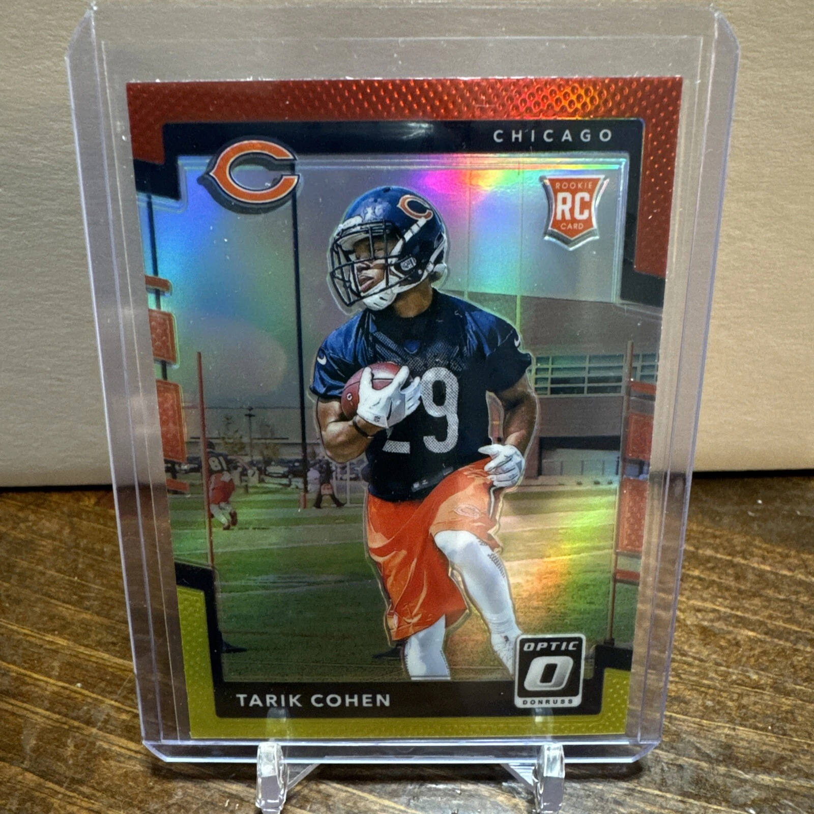 2017 Panini Donruss Optic Silver RC #134 Tarik Cohen - Chicago Bears