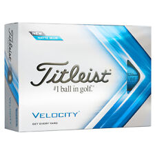 Titleist Velocity 2023 Golf Balls - Matte Blue - 12 Ball Pack - NEW MODEL!