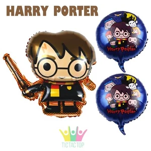 3x Harry Potter Balloon Foil Helium. Lolly Loot Bag Cake Party Cupcake Deco Flag - Picture 1 of 3