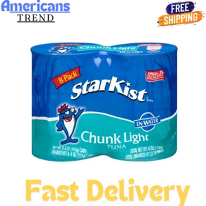 StarKist Chunk Light Tuna in Water, Canned Tuna Fish, Gluten Free, 5 oz (8 Pack) - Picture 1 of 3