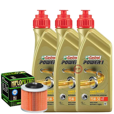 CASTROL – HIFLO FILTRO TAGLIANDO 3L OLIO CASTROL POWER 1 15w50 + FILTRO BMW F 650 ST 2004/2012