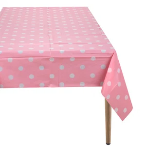 Plastic Table Cover Cloth Wipe Clean Party Tablecovers Cloths Round or Rectangle - Picture 1 of 139