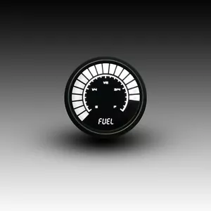 Fuel Gauge Bar-Graph Style 2 1/16" WHITE LEDs Black Bezel Intellitronix B9016W - Bild 1 von 12