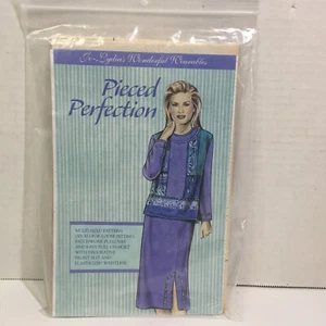 Pierced Perfection Pattern Size xs-xl Patchwork Pullover and Pull-on Skirt - Picture 1 of 4