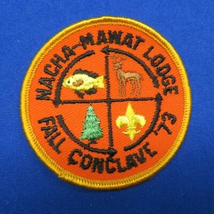 Boy Scout Nacha-Mawat Lodge 373 1973 Fall Conclave Order Of Arrow Patch 255C1 - Picture 1 of 2