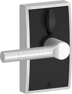 Schlage Touch™ FE695 Century Lock with Broadway Lever, Satin Chrome - Picture 1 of 5