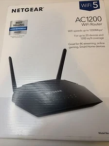 NETGEAR WiFi5 AC1200 WiFi Router Speeds Up To 1200Mbps, Model No: R6230 - Picture 1 of 4