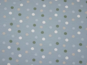 Punkte Baumwolle Jersey  Baumwolljersey taubenblau schlicht  - Bild 1 von 3