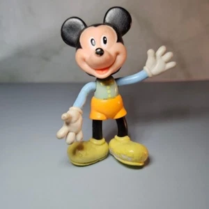 Disney Mickey Mouse Figur winkende Hand Vintage Spielzeug Sammlerstück - Bild 1 von 4