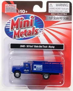 Minicar 1/87 1960 Ford Stake Bed Truck Maytag Mini Metal Series Cmw30485 - Picture 1 of 2