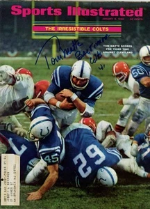 Tom Matte signiertes Magazin Baltimore Colts Sports Illustrated 1.6.1969 BAS 50703 - Bild 1 von 2