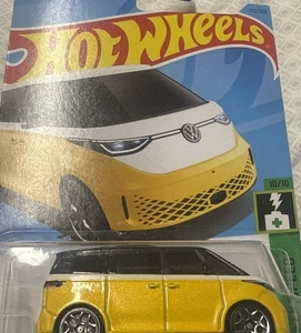 Hot Wheels Volkswagen ID Buzz # 173 HE Green Speed 1:64 - Picture 1 of 3