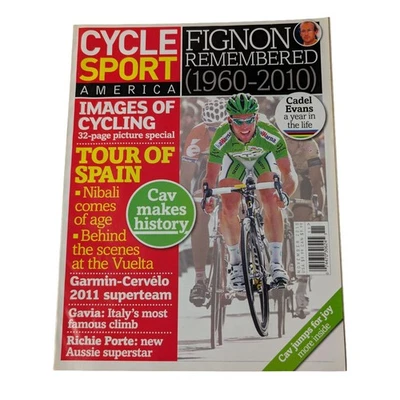 Cycle Sport America November 2010 - Cavendish Green Jersey - Fignon Tribute - Image 1 of 2