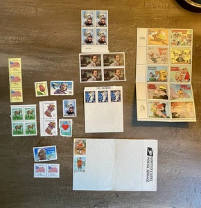 Lot 39 USPS Stamps, Mostly 1990s - Picture 1 of 13