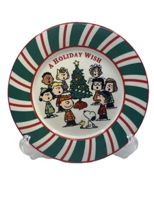 Gibson 2010 Peanuts Gang A Holiday Wish Plate 7.5” - Picture 1 of 3