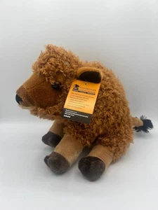 2015 Peluche Repubblica Selvaggia Bambino Bisonte Bufalo Yellowstone Associazione Membro 10" - Foto 1 di 3