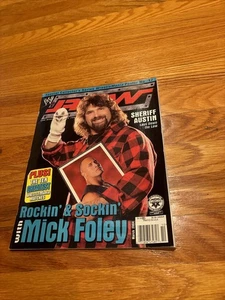 WWE RAW MICK FOLEY MANKIND MAGAZINE 2004 WRESTLING WITH POSTER - Picture 1 of 11